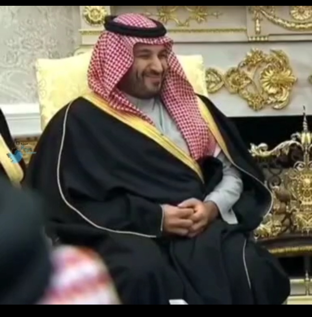 زبان بدن بن سلمان زمان سخنرانی دونالد ترامپ 